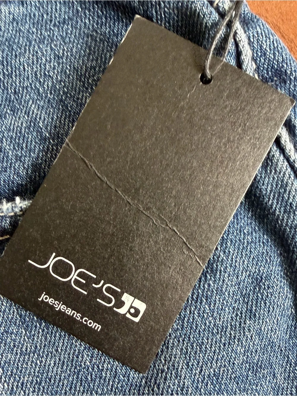 NWT Joe's Jeans Medium Wash Raw Hem “Flawless” Bermuda Long Denim Shorts
